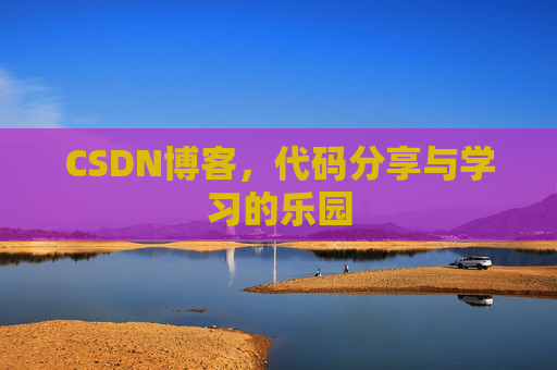 CSDN博客，代码分享与学习的乐园